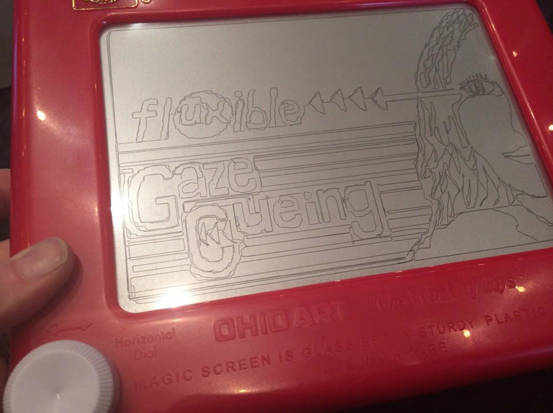 Etchasketch Gaze Cueing